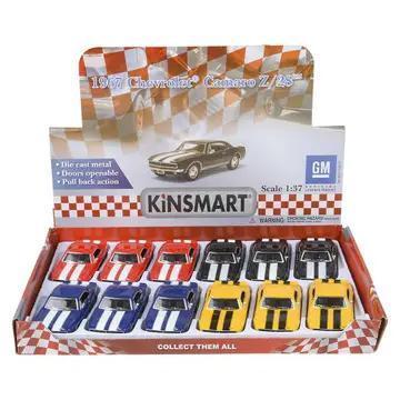 5" DIECAST PULL BACK 1967 CHEVY CAMARO Z28 (12PCS/ (Avail: 11/19/21)