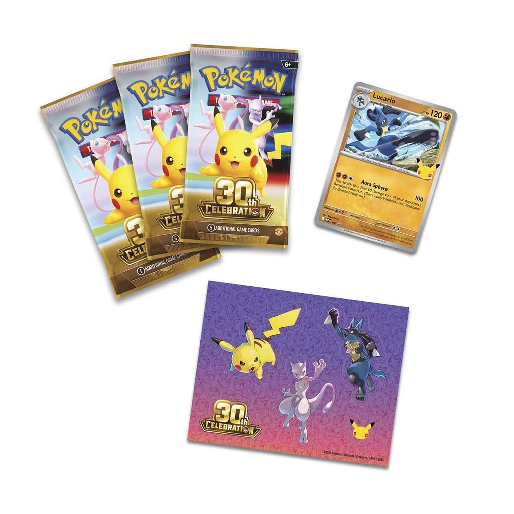 Pokemon 30th Celebration Tech Sticker Collection