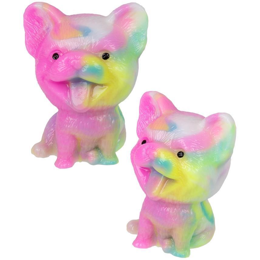 2.75" STICKY RAINBOW CORGI